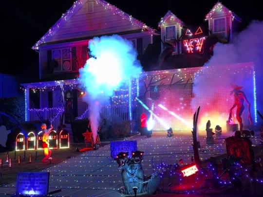 Wood Family Light Show
