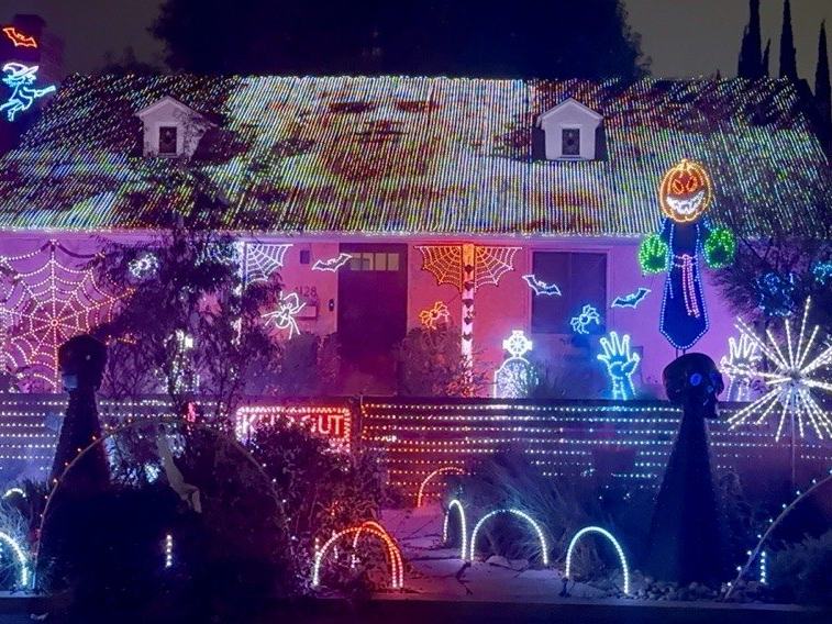 Lights On Falcon Halloween Light Show