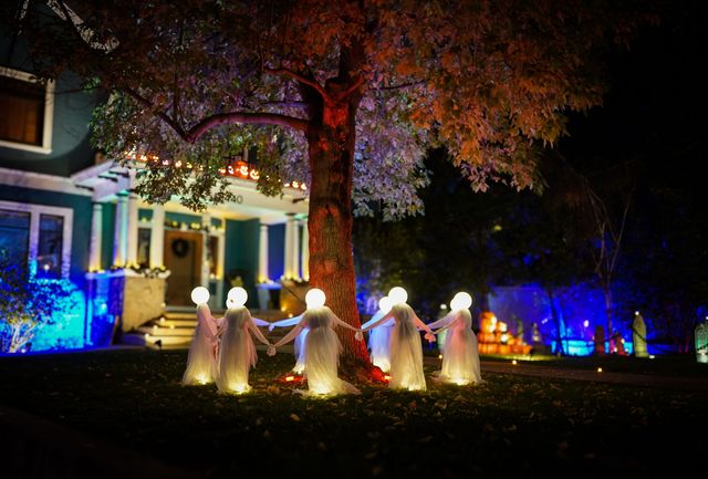 Roosevelt Hills Cemetery — 1610 Roosevelt Ave, Manville, NJ (Glenn and Donna Kaestner's nonprofit home haunt display sin