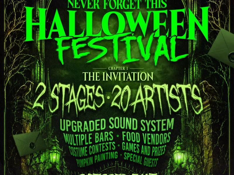 Never Forget This Halloween Festival — Majestic Event Center · Sat Oct 31