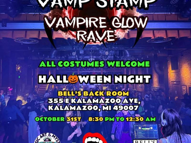 Vamp Stamp - Vampire Glow Rave — Bell's Eccentric Cafe · Sat Oct 31