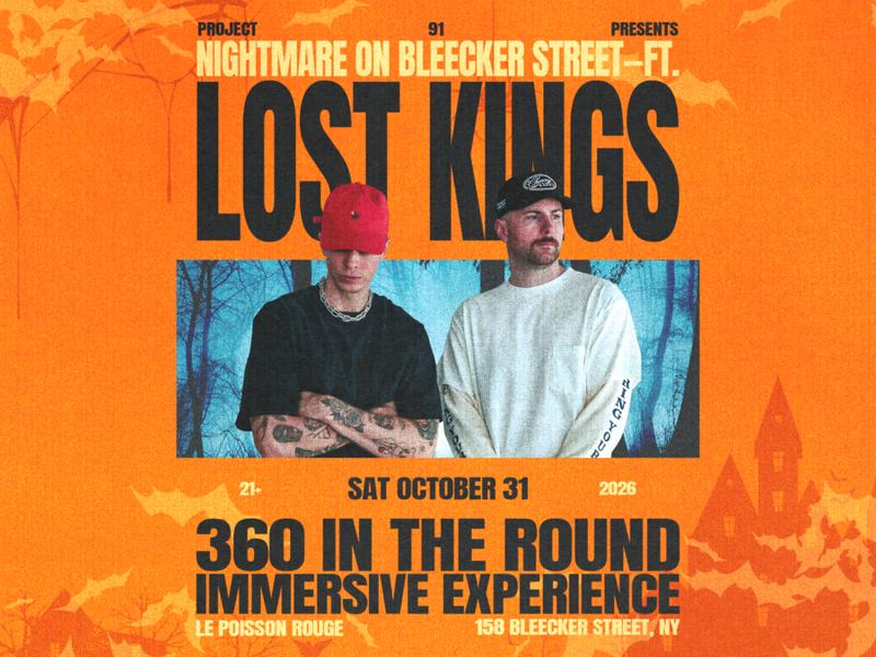 Nightmare on Bleecker Street: Lost Kings — Le Poisson Rouge · Sat Oct 31 · 11pm · $35–$85 · 21+