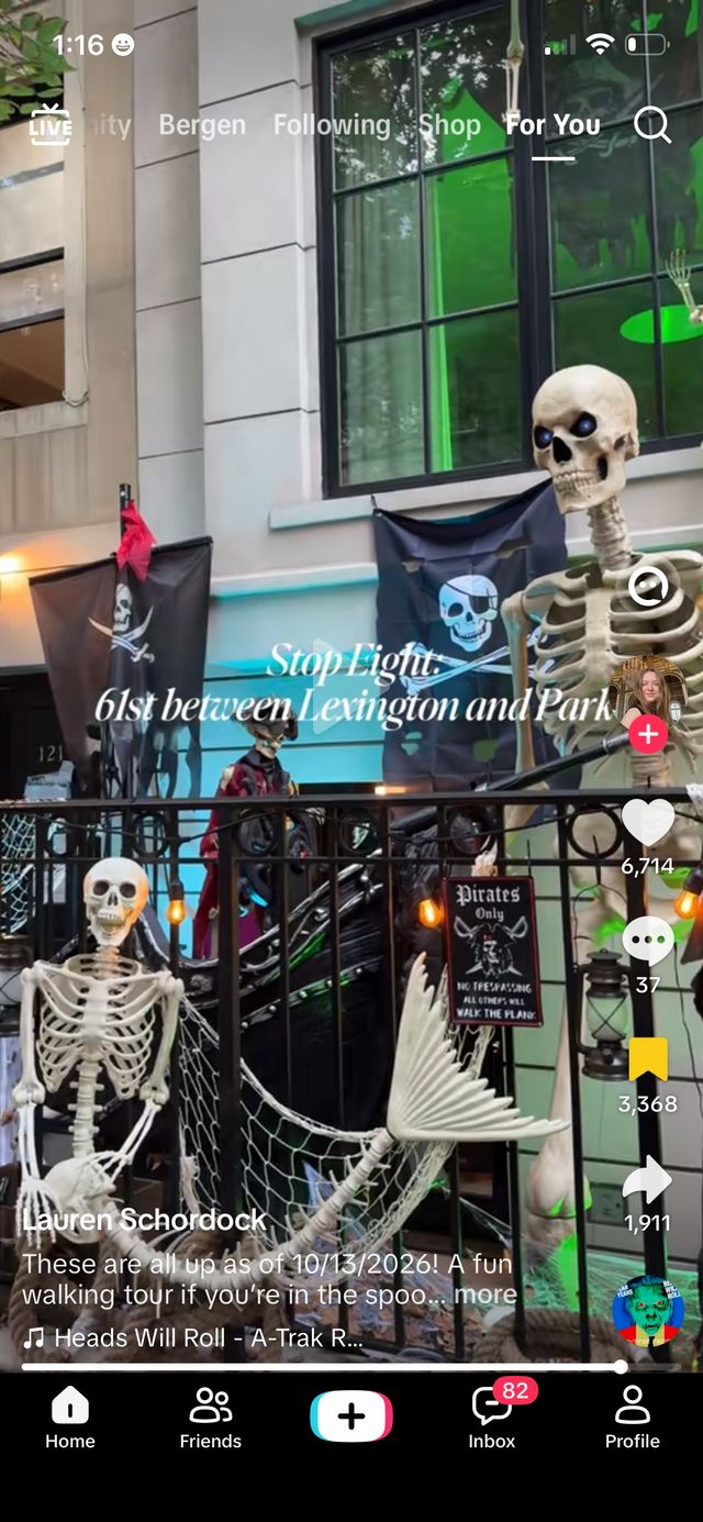 UES Halloween Tour Stop Eight — E 61st St between Lexington and Park