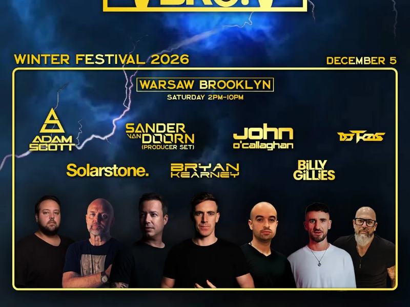 Trance, Bro! — Warsaw · Sat Dec 5