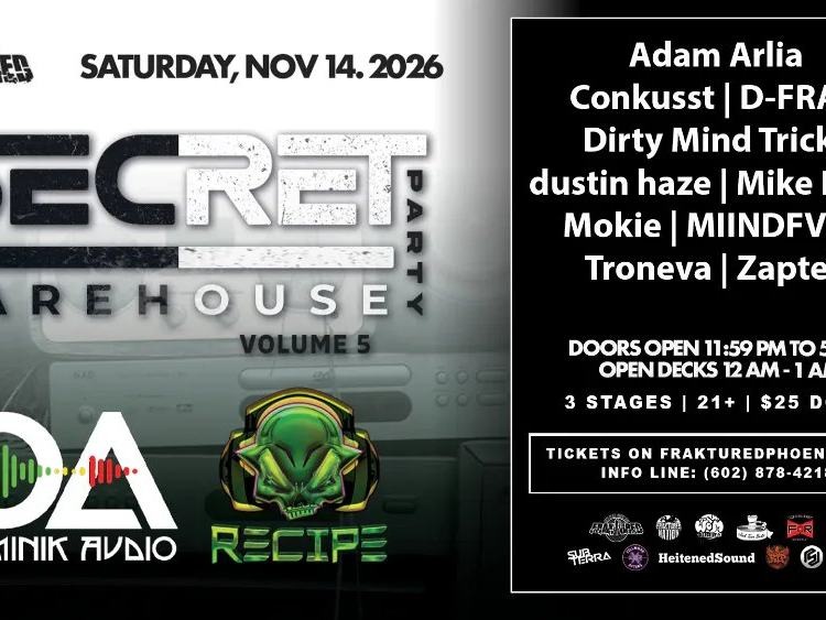 Secret Warehouse Party — 2136 West Fillmore Street · Sat Nov 14