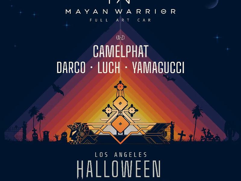 Mayan Warrior Halloween: CamelPhat, Darco, Luch, Yamagucci — Grand Park · Sat Oct 31