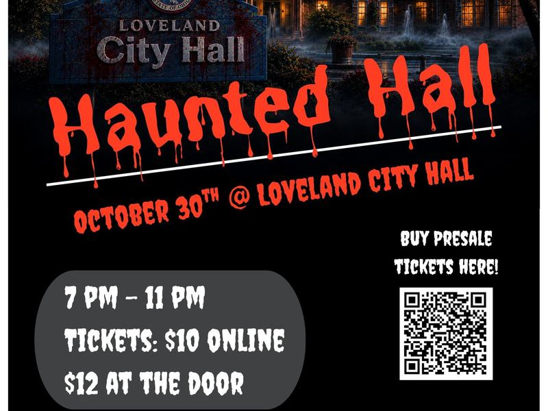 Haunted House at Loveland City Hall (Haunted Loveland fundraiser) (Oct 30, 2026, 7-11pm)