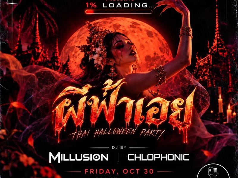 Thai Halloween Party: Millusion, Chlophonic — Kruang Tedd · Fri Oct 30