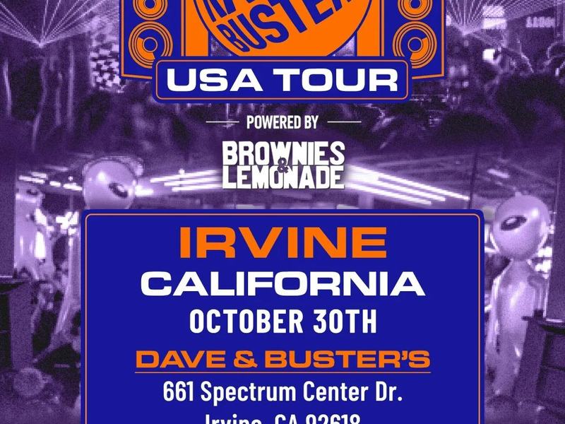 Rave & Buster's: TBA — Dave & Buster's Irvine · Fri Oct 30