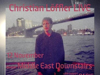 Christian Löffler, Paris — Middle East (Downstairs) · Thu Nov 12
