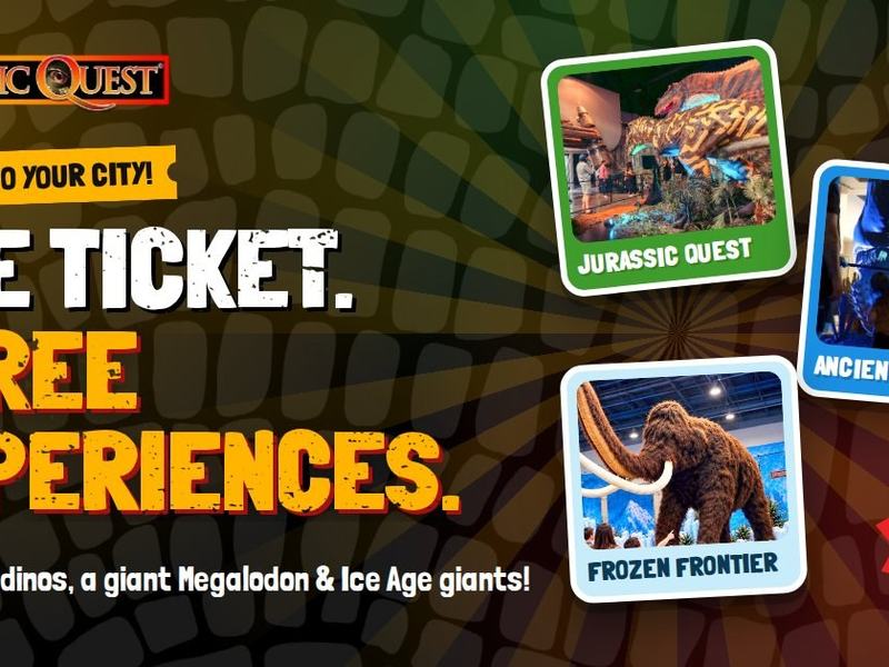 Jurassic Quest - Cleveland Halloween Weekend (Oct 30 to Nov 1)